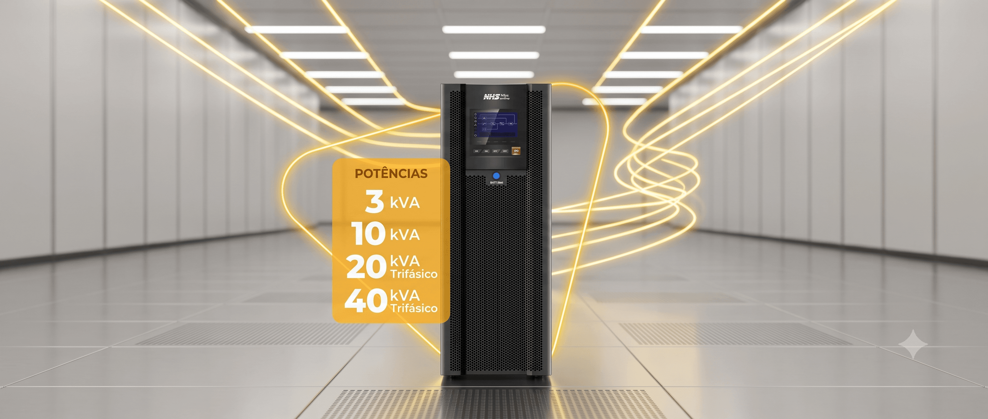Nobreaks Industriais e Data Centers